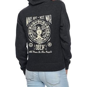 Obey Make Art Not War 2 Hoodie